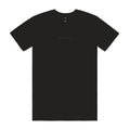 Black t-shirt with  'anxious' on a white background
