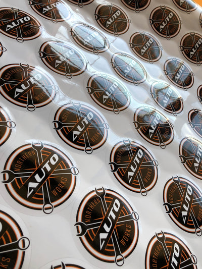 Digitally Printed Stickers (Custom Printed)