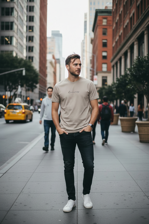 Anxious Tee – Worried City Guy